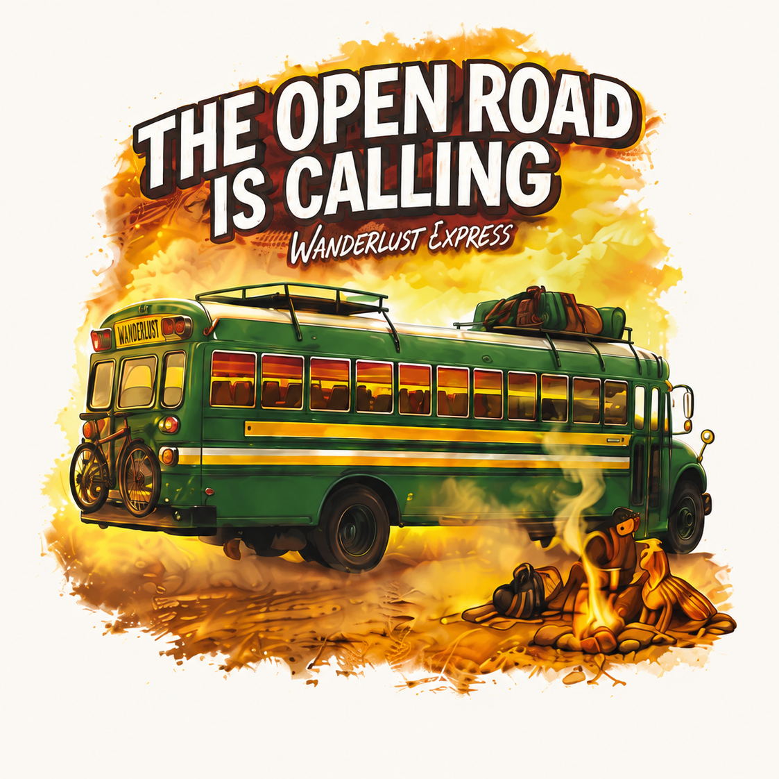 Open Road Is Calling Graphic T-Shirt