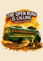 Open Road Is Calling Graphic T-Shirt